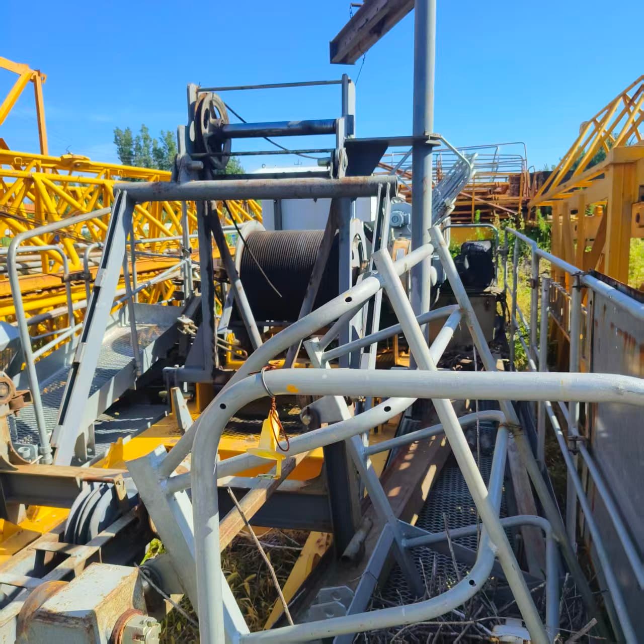 2019 Used CHUANJIAN 6515-8 Flat-Top Tower Crane