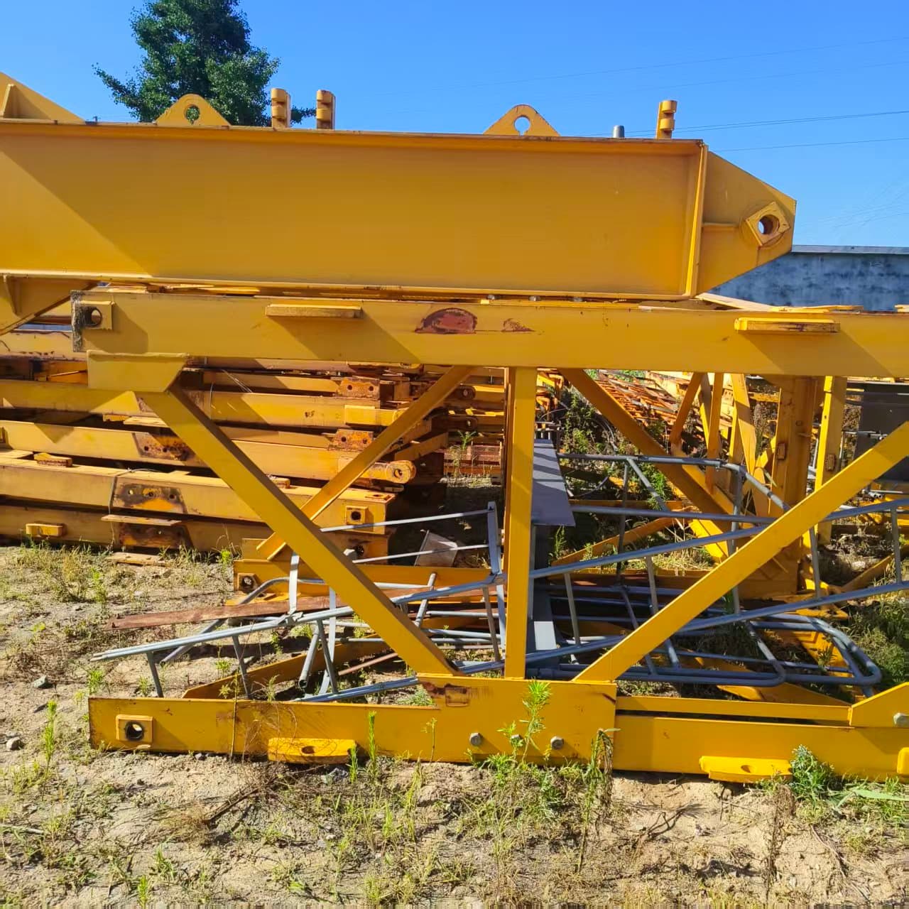2019 Used CHUANJIAN 6515-8 Flat-Top Tower Crane 3