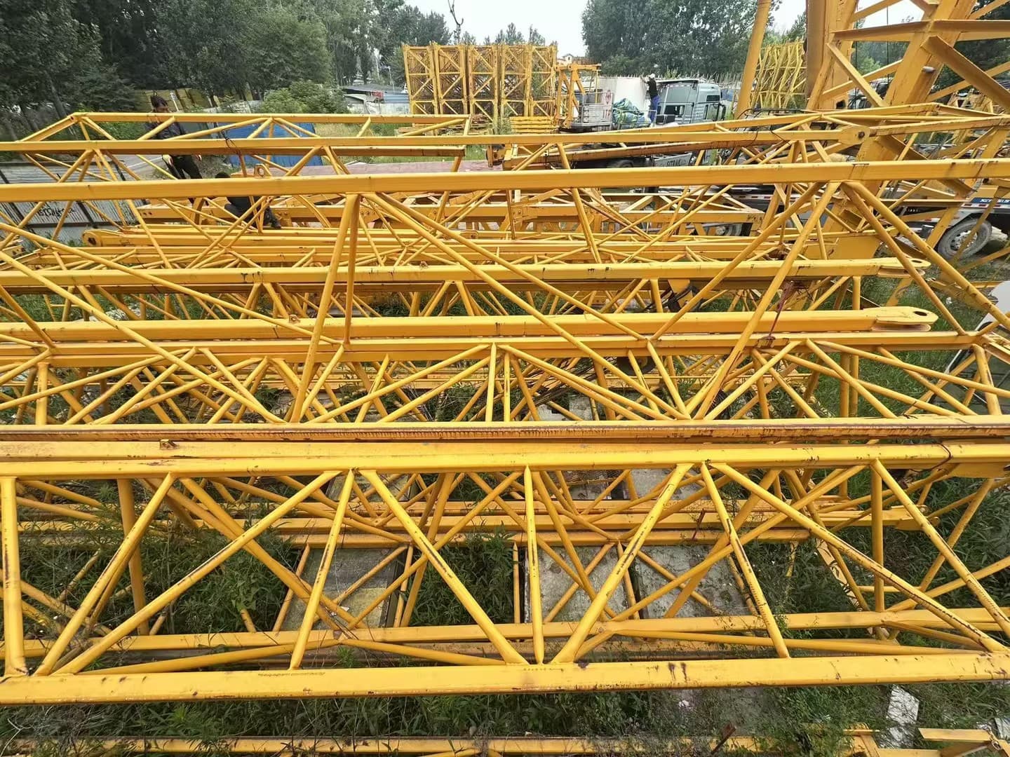 2020 Used Guangxi Jianji NTP6012-8 Flat-Top Tower Crane 10