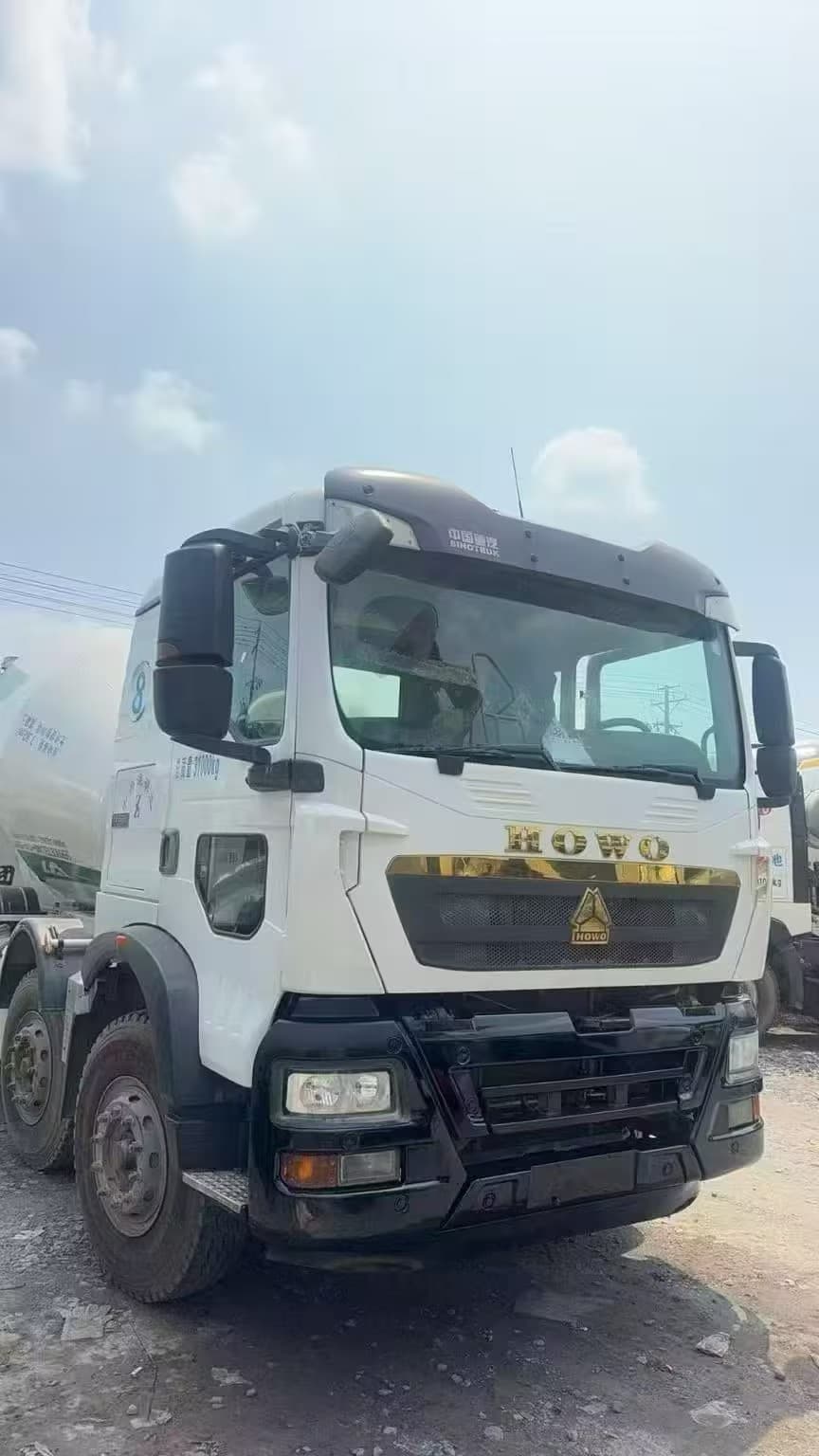 May 2021 Used HOWO XCMG 12 m3 Lightweight Concrete Mixer Truck 8