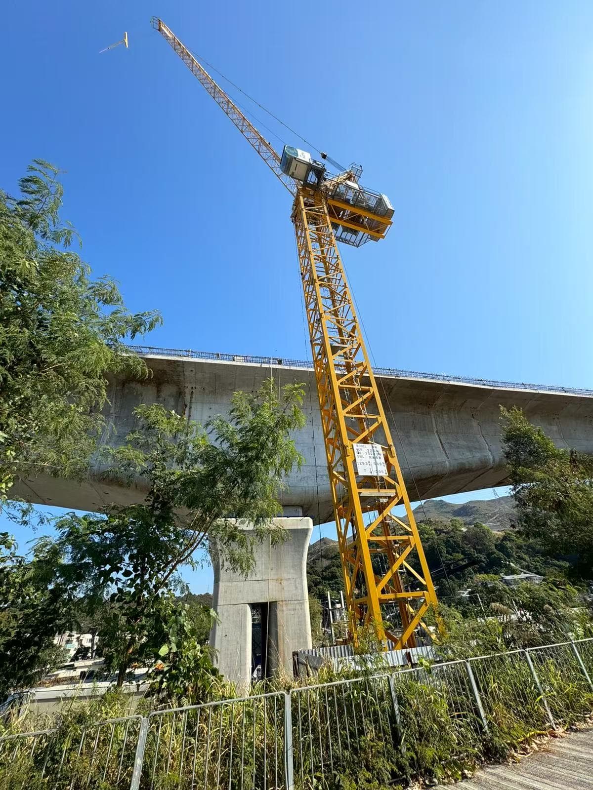 2014 Used Potain MCR225 Luffing Jib Tower Crane 5