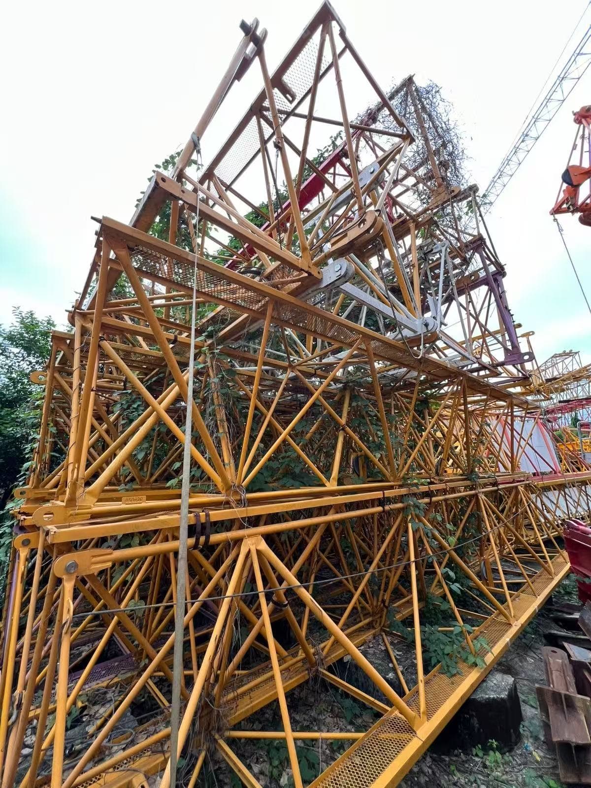 2014 Used Potain MCR225 Luffing Jib Tower Crane 6
