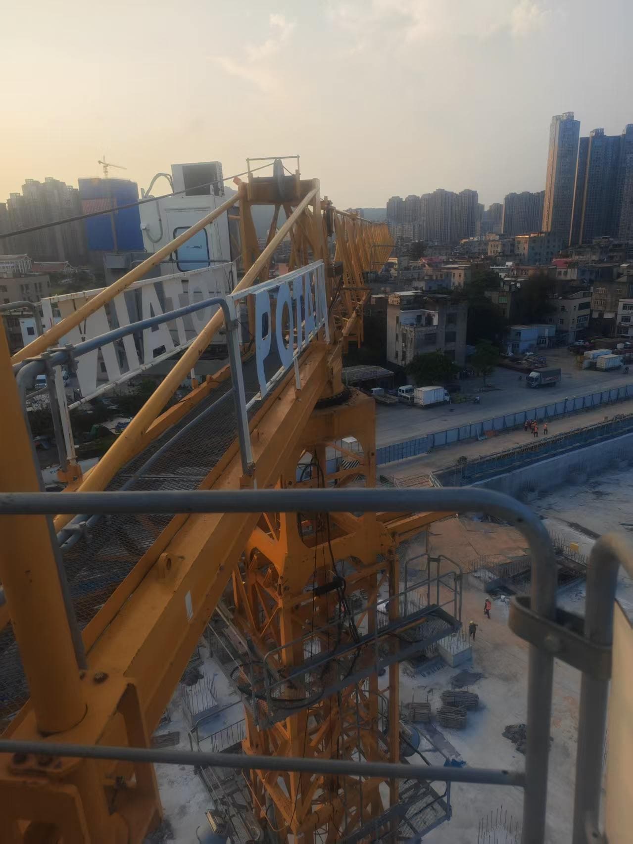 2020 Used Potain MCT188-J8 Flat-Top Tower Crane 8