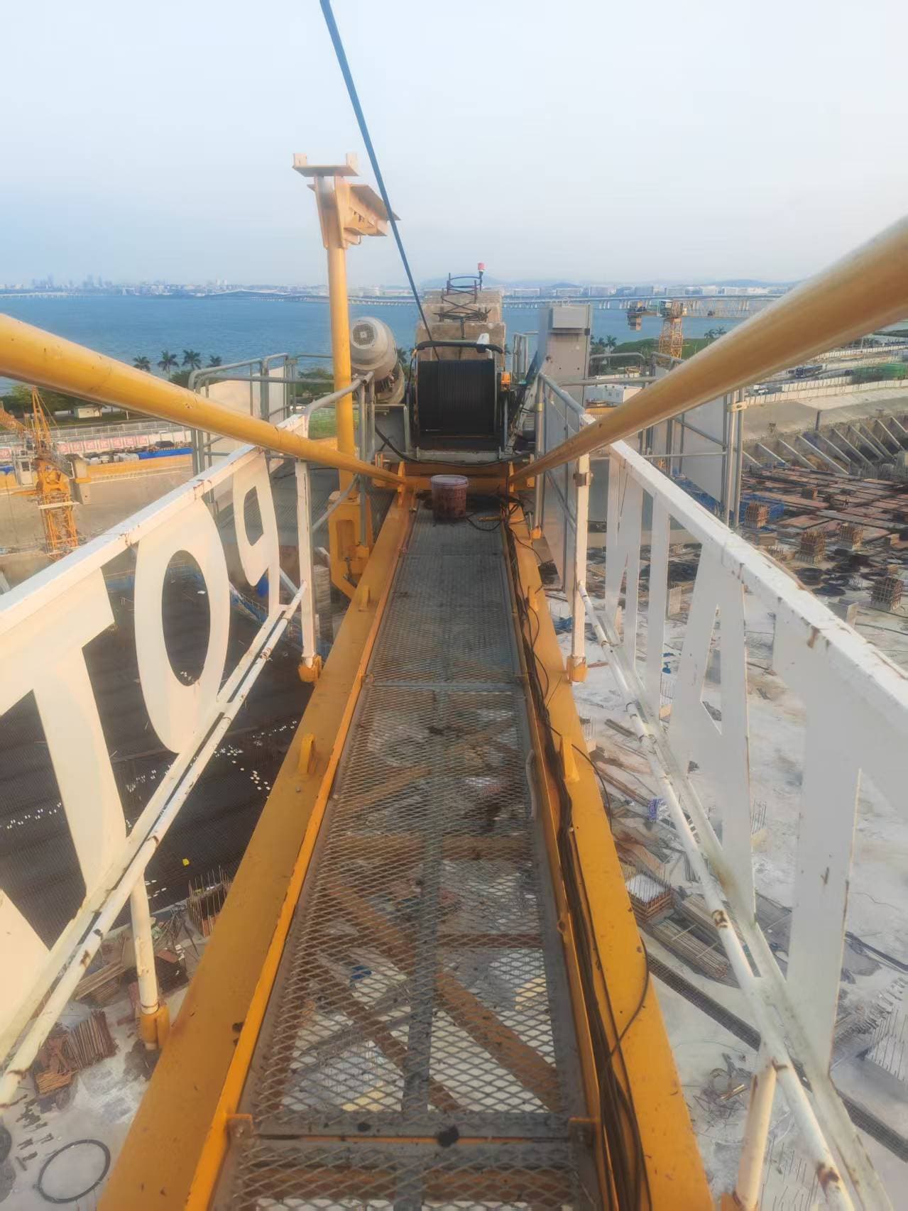 2020 Used Potain MCT188-J8 Flat-Top Tower Crane 10