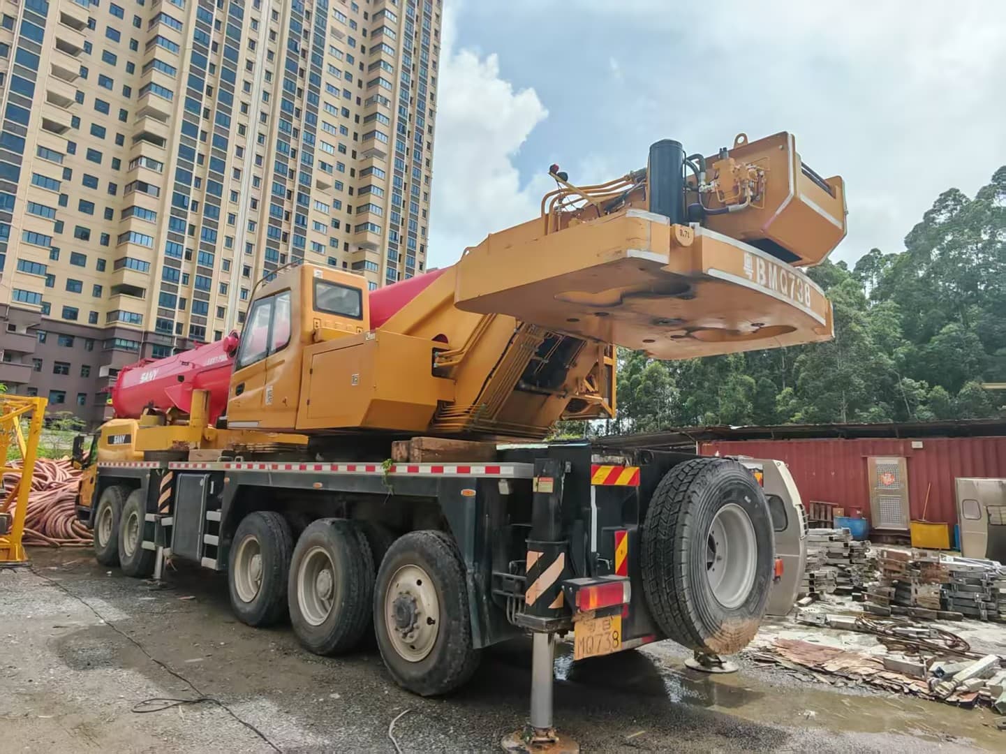 2022 Used SANY STC1000V7-1 Truck Crane - High Configuration Weichai Engine 11
