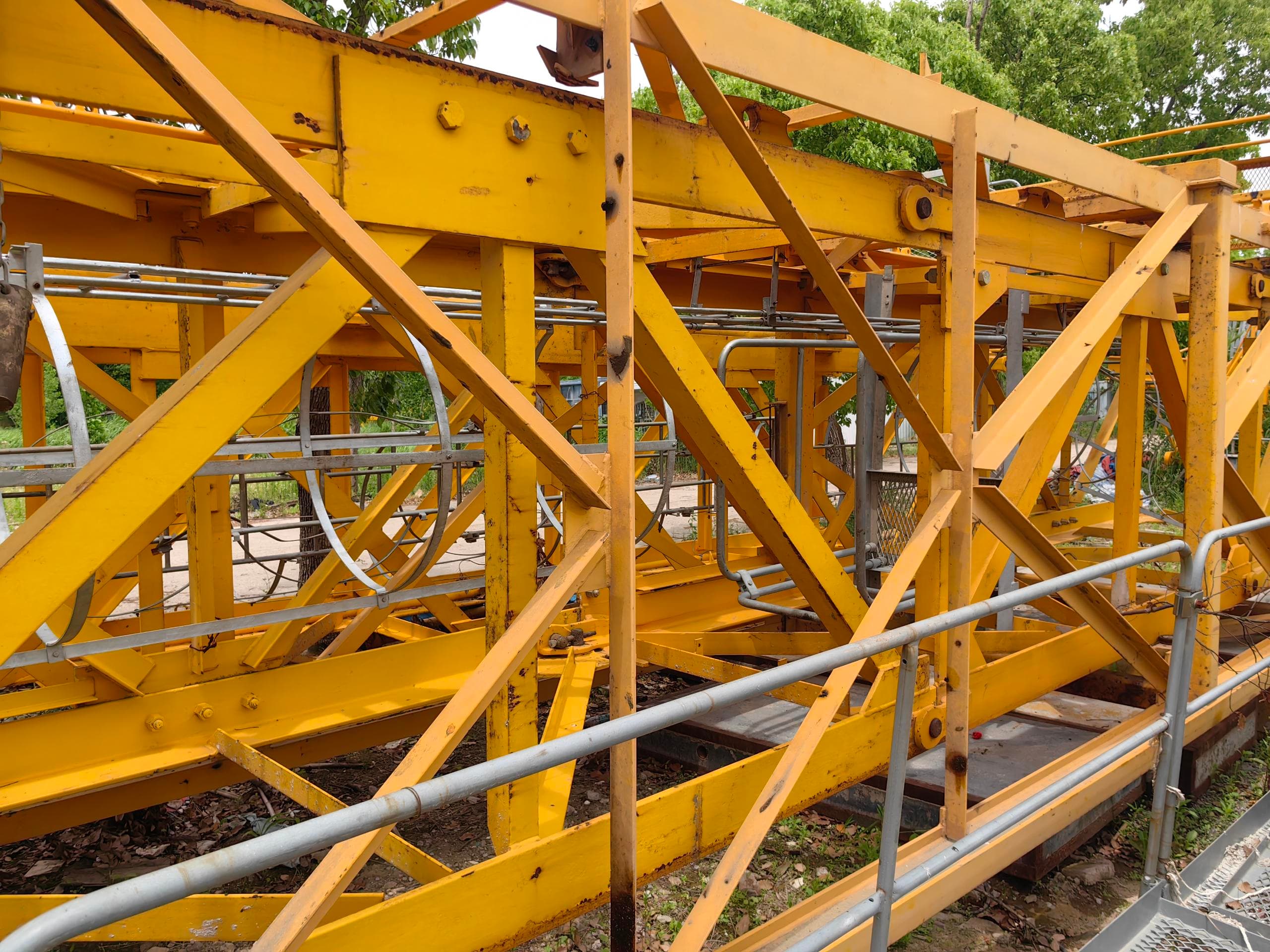 2019 Used TIANYUN 6016-10 Hammerhead Tower Crane 7
