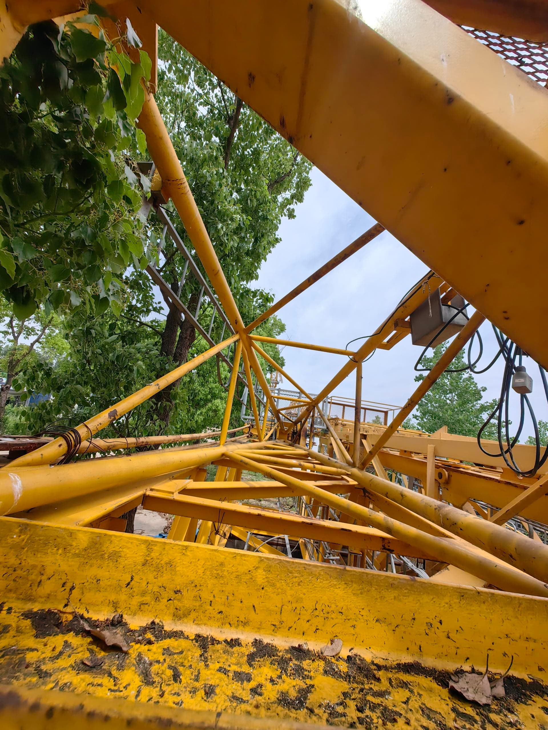 2019 Used TIANYUN 6016-10 Hammerhead Tower Crane 11