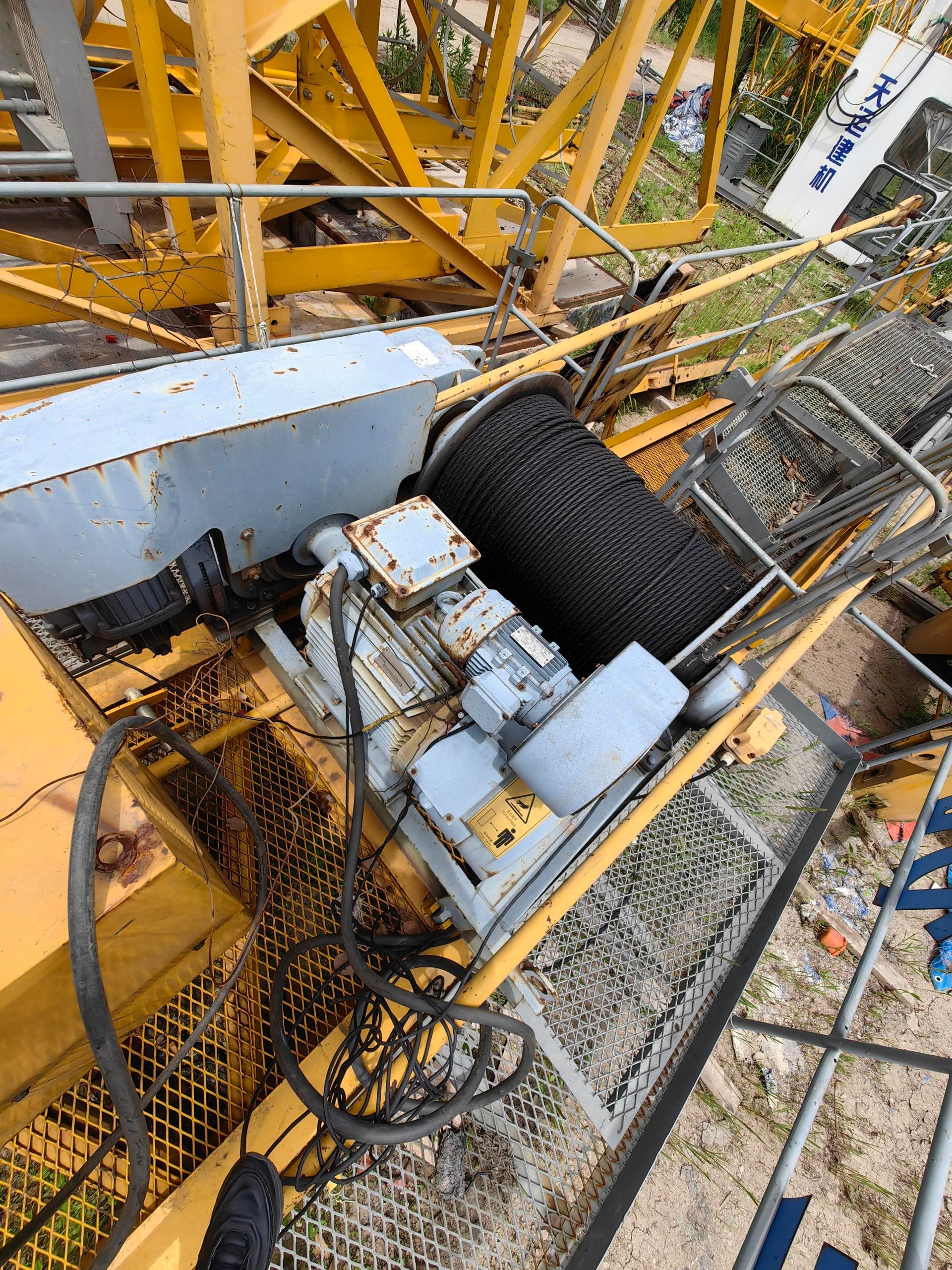 2019 Used TIANYUN 6016-10 Hammerhead Tower Crane 12