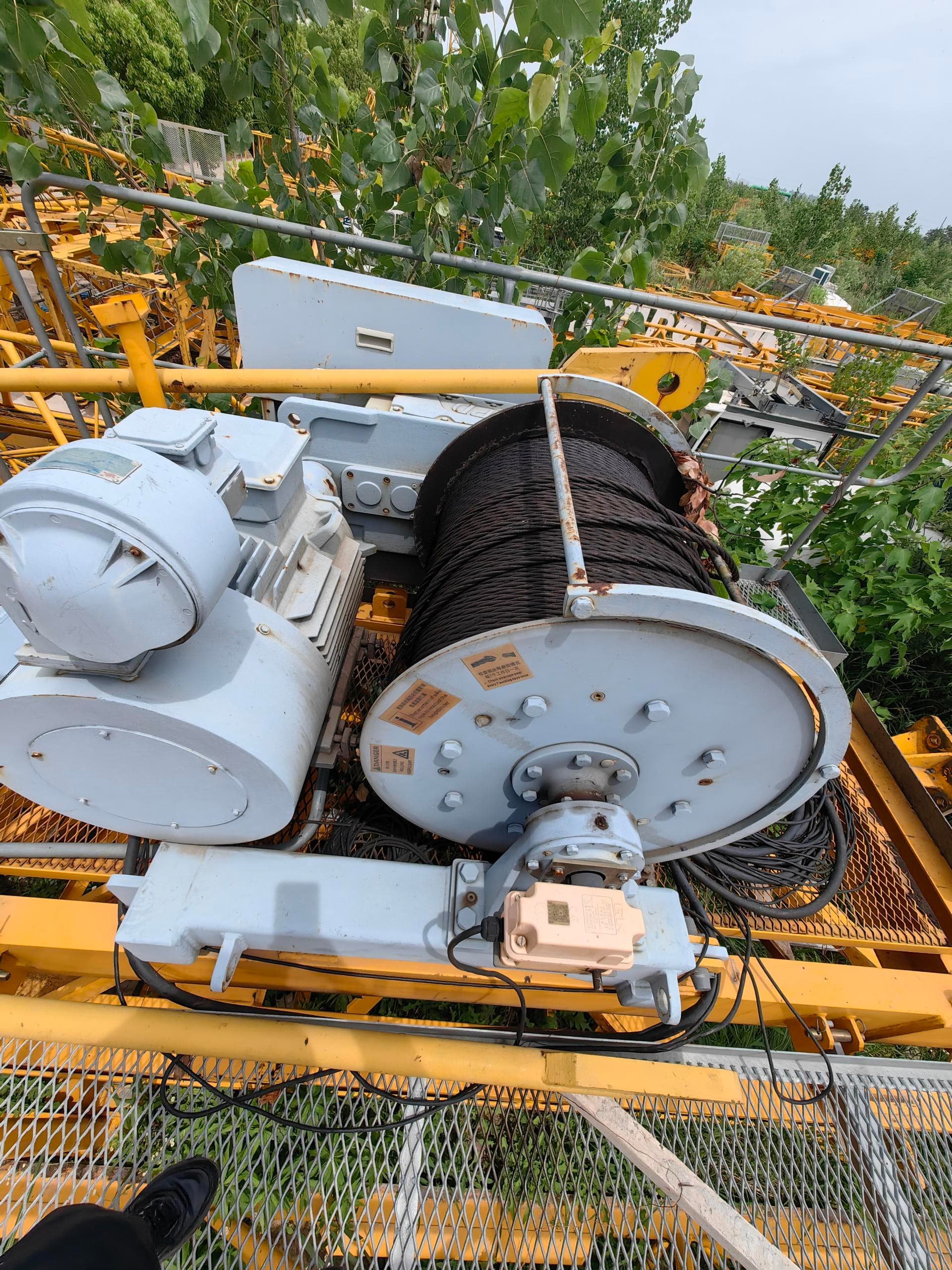 2021 Used TIANYUN 6513-10 Flat-Top Tower Crane 8