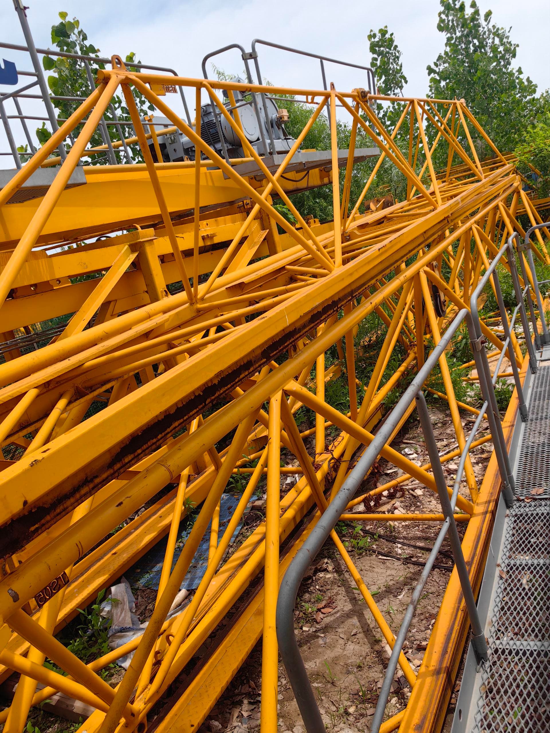 2021 Used TIANYUN 6513-10 Flat-Top Tower Crane 18