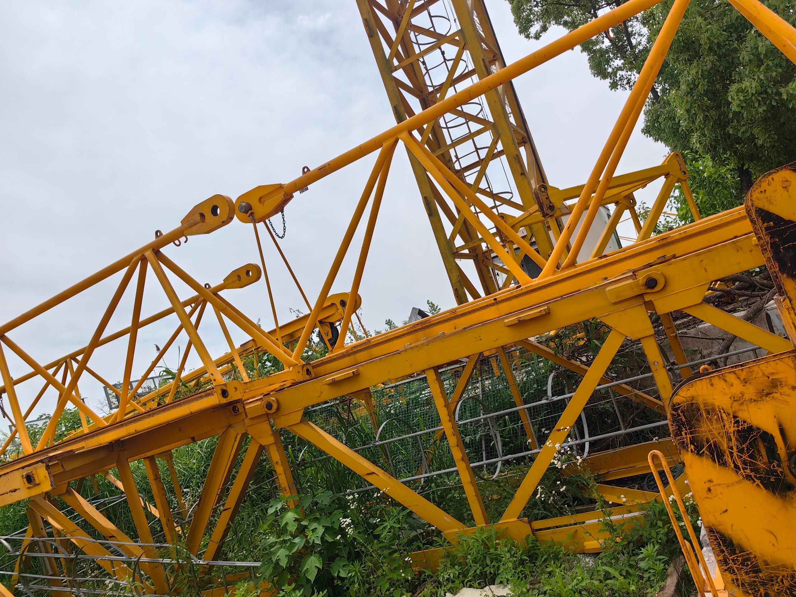 2021 Used TIANYUN 6513-10 Flat-Top Tower Crane 21