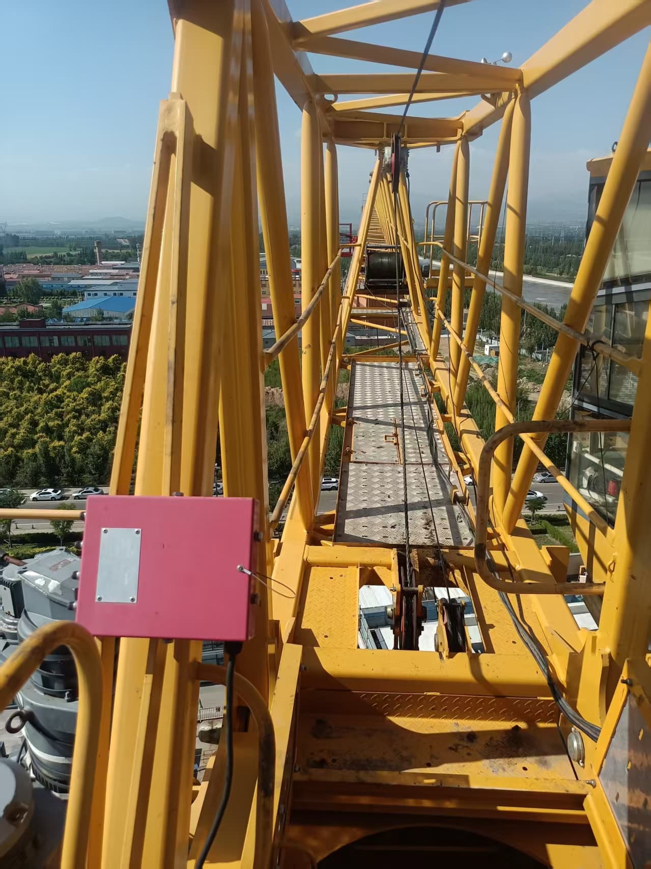 2020 Used XCMG 6015-8 Flat-Top Tower Crane with L46 Mast Section 5