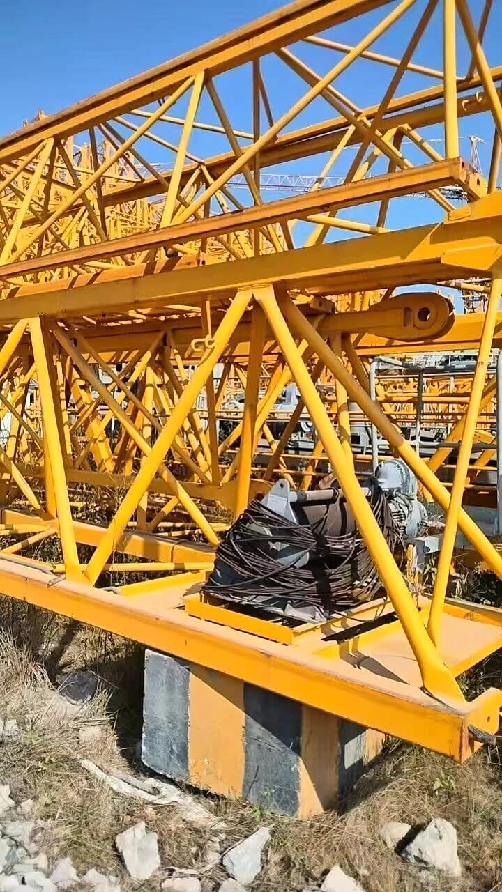 SCM QTZ6015-8 Flat-Top Tower Crane 5