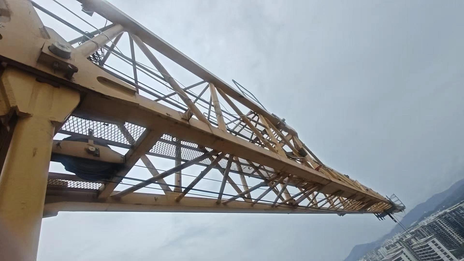 Used SCM 7020-12 Flat-Top Tower Crane 2