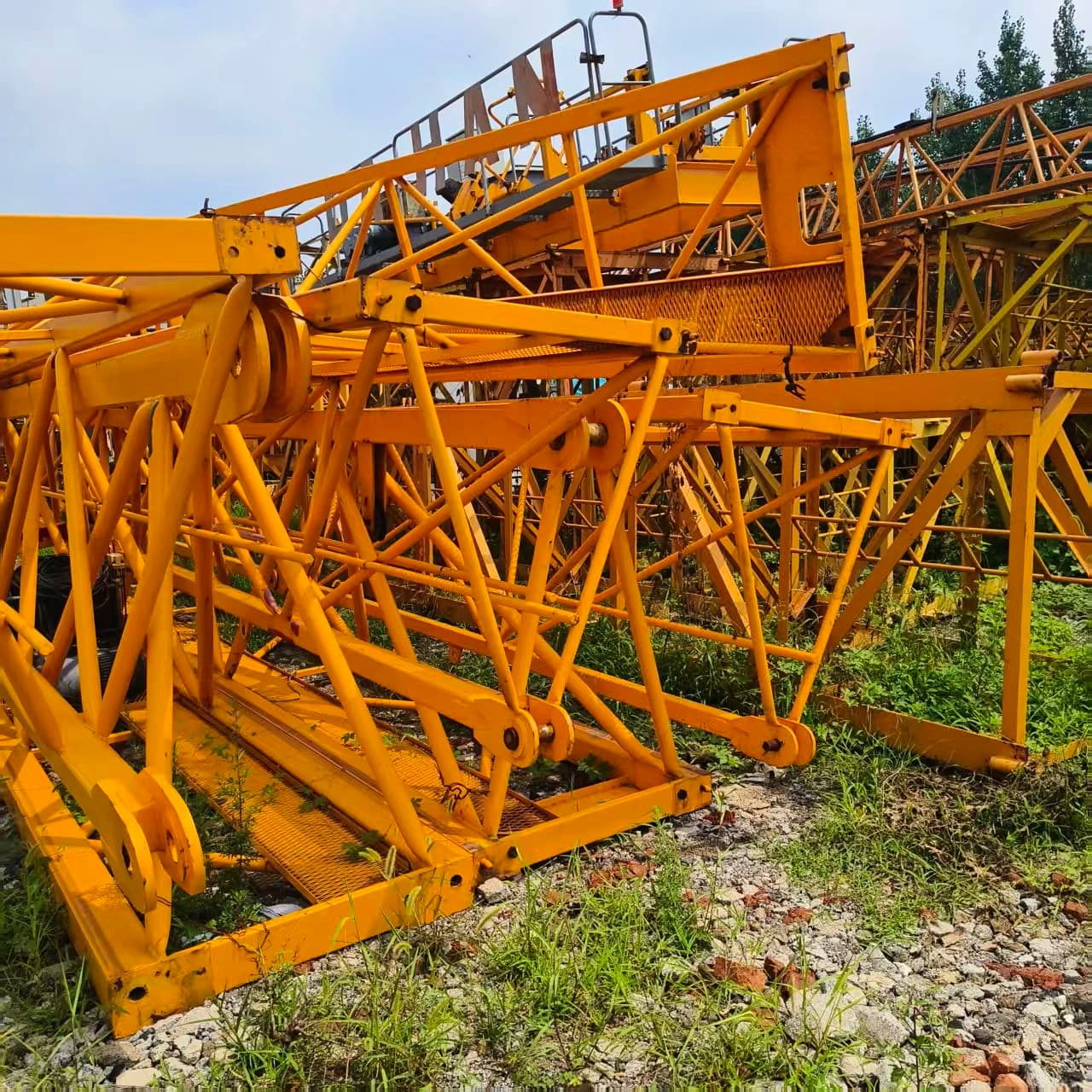 Used DAHAN 6516-8 Flat-Top Tower Crane 4