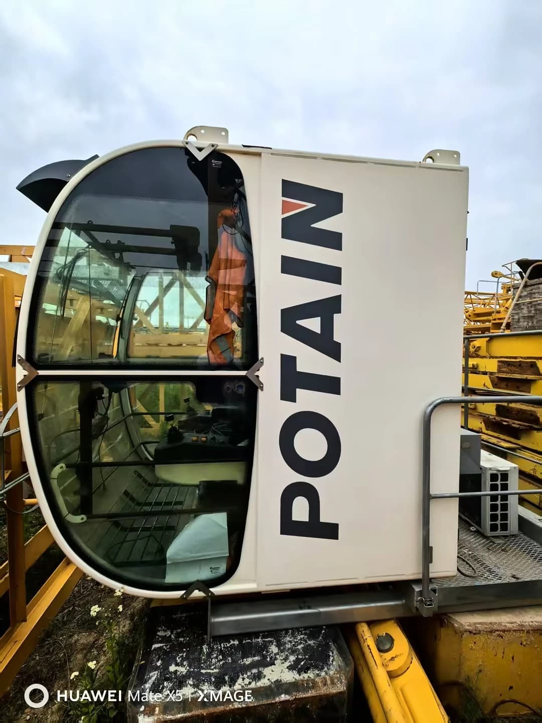 Used Potain MC320A-K12 Hammerhead Tower Crane 2