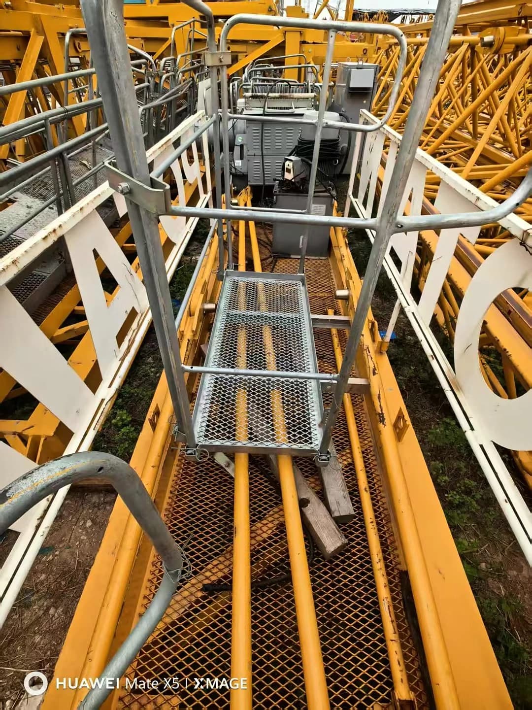 Used Potain MC320A-K12 Hammerhead Tower Crane 5