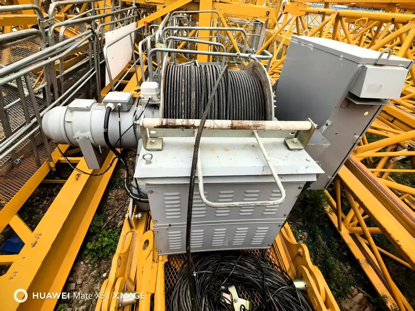 Used Potain MC320A-K12 Hammerhead Tower Crane 6