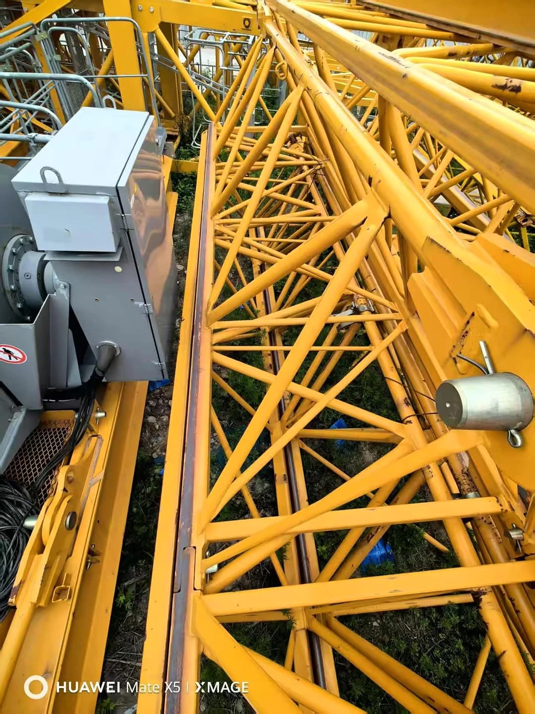 Used Potain MC320A-K12 Hammerhead Tower Crane 7