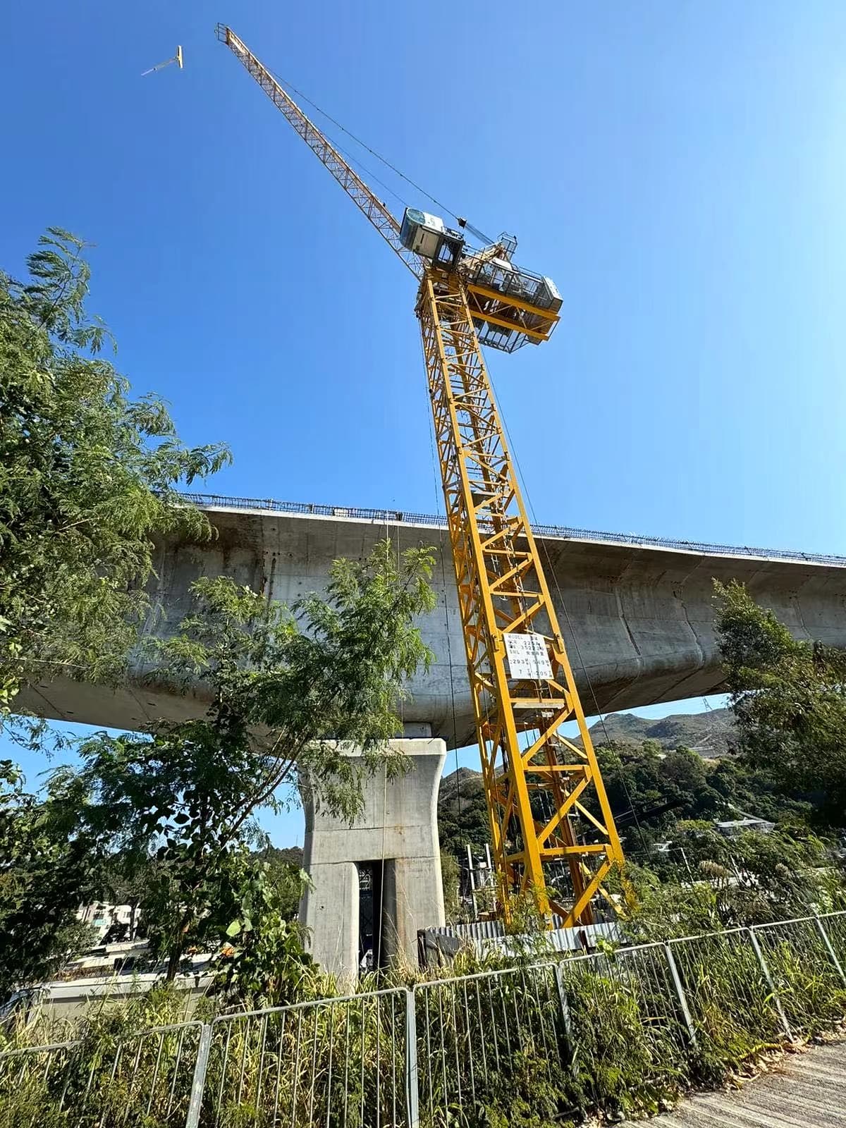 Used Potain MCR225 Luffing Jib Tower Crane 5