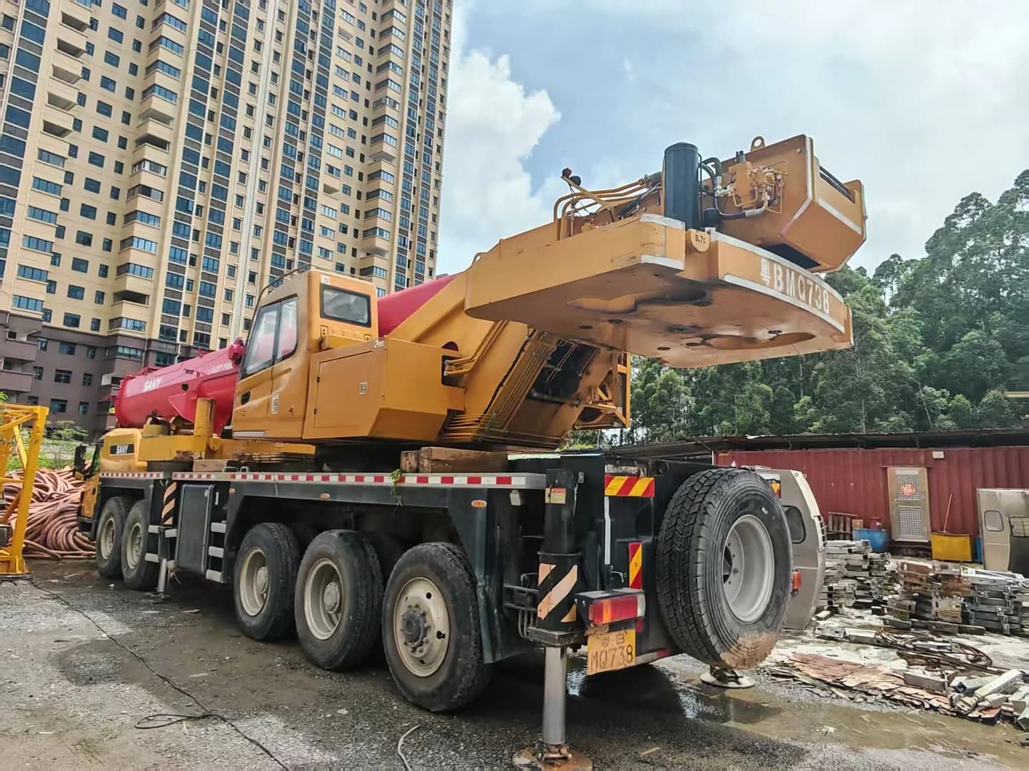 Used SANY STC1000V7-1 Truck Crane - High Configuration Weichai Engine 11