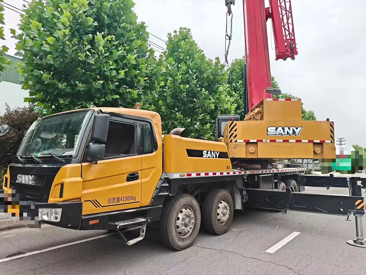 Used SANY STC500E5 50t Truck Crane 3