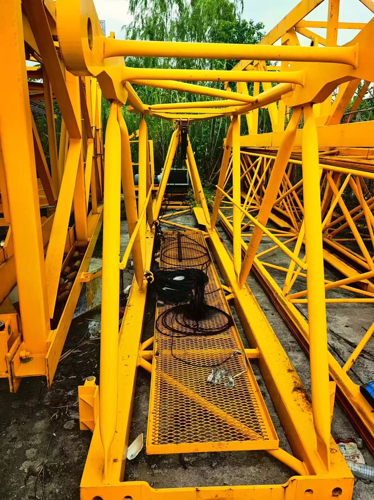Used TIANYUN 6518-10 Flat-Top Tower Crane 3