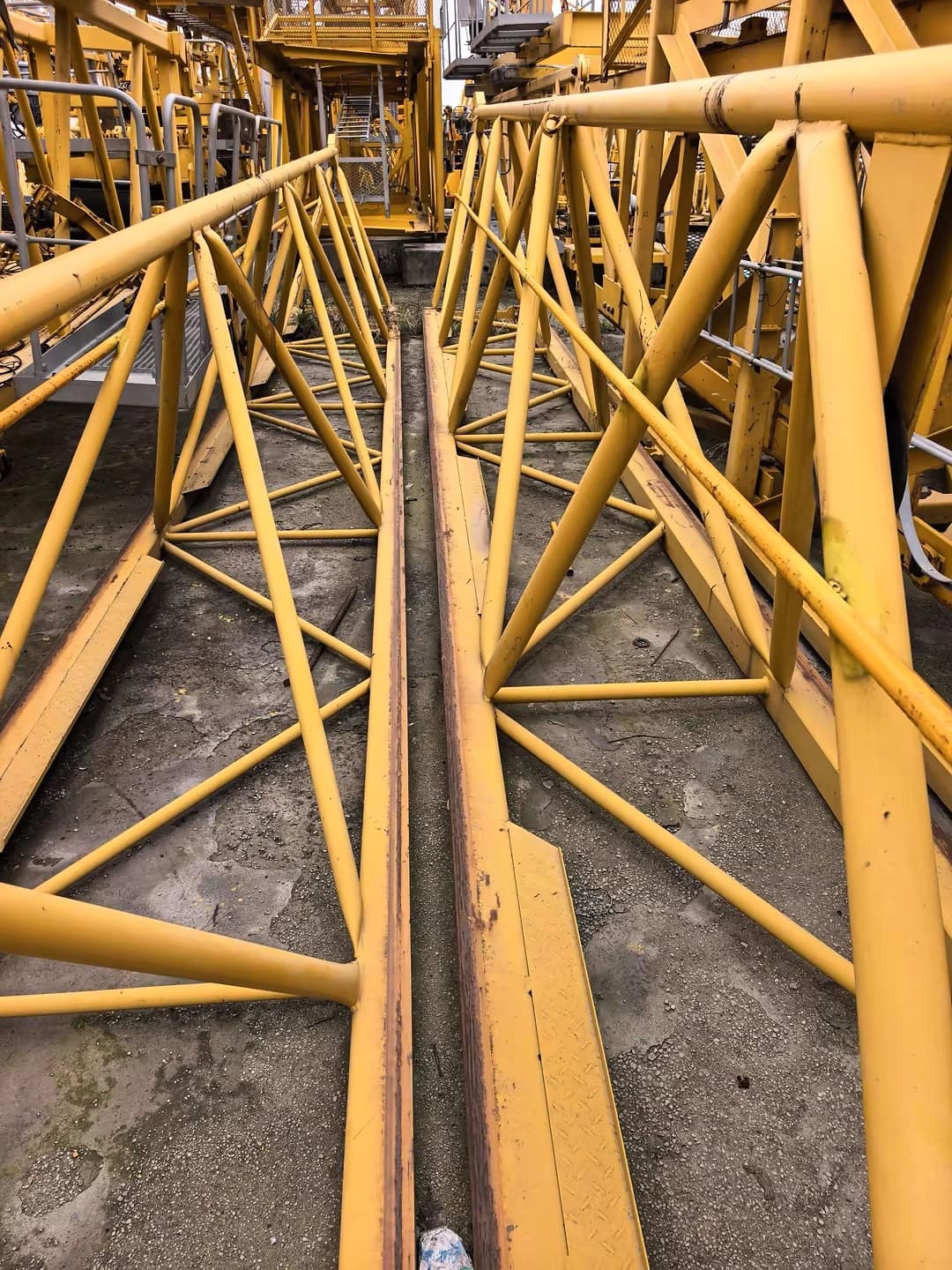 Used TIANYUN TY125 (6513-10) Flat-Top Tower Crane 4