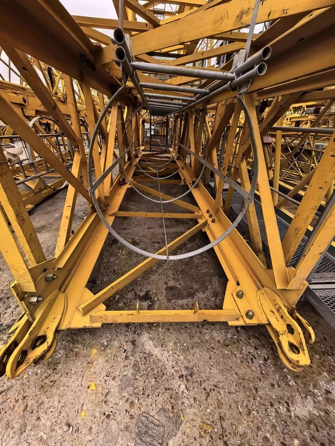 Used TIANYUN TY125 (6513-10) Flat-Top Tower Crane 6