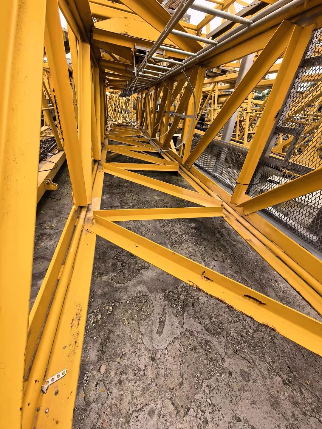 Used TIANYUN TY125 (6513-10) Flat-Top Tower Crane 7