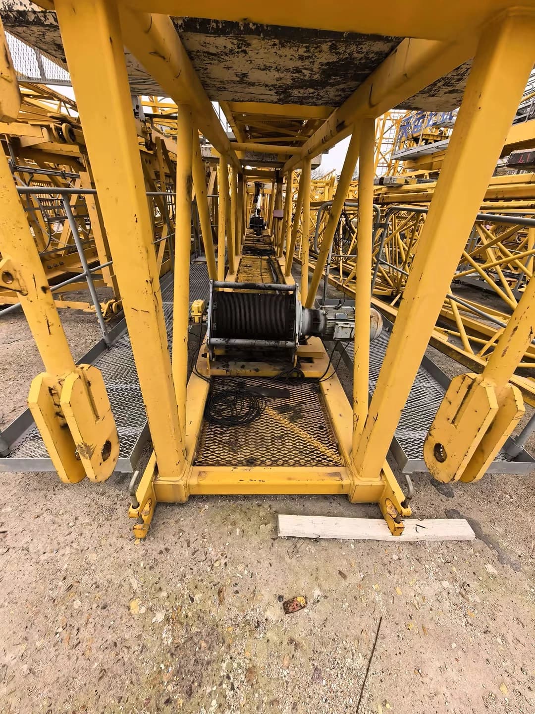Used TIANYUN TY125 (6513-10) Flat-Top Tower Crane 10