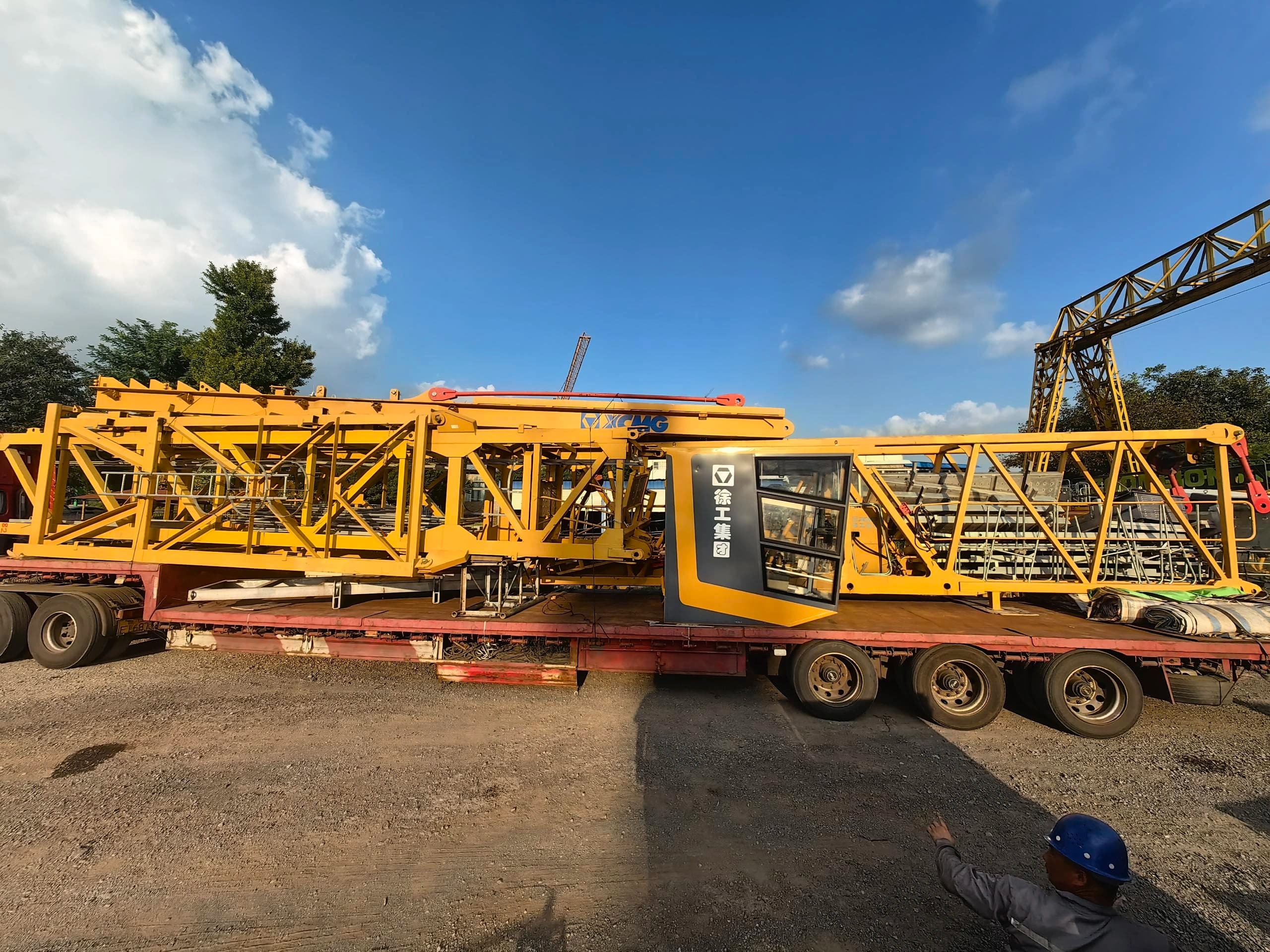 Used XCMG XGT6515B-10S Flat-Top Tower Crane 15