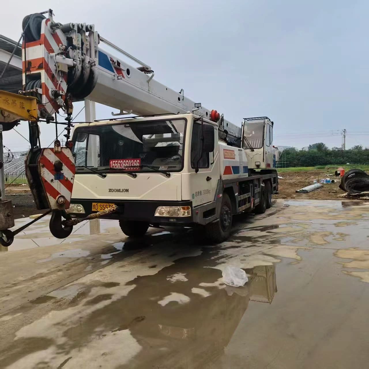Used ZOOMLION 25V4 25 Ton Truck Crane 5