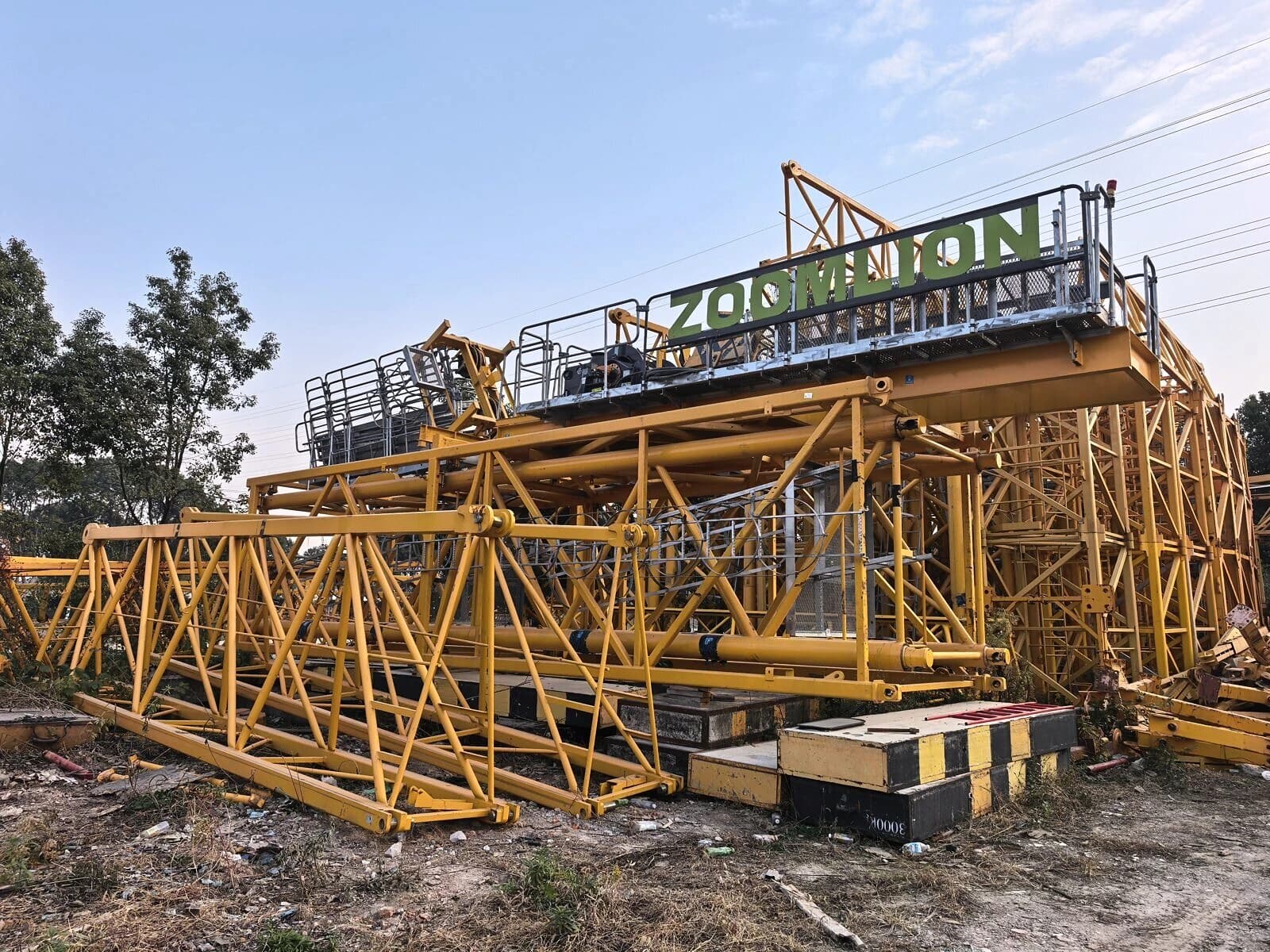 ZOOMLION R165-10RA Luffing Jib Tower Crane 3