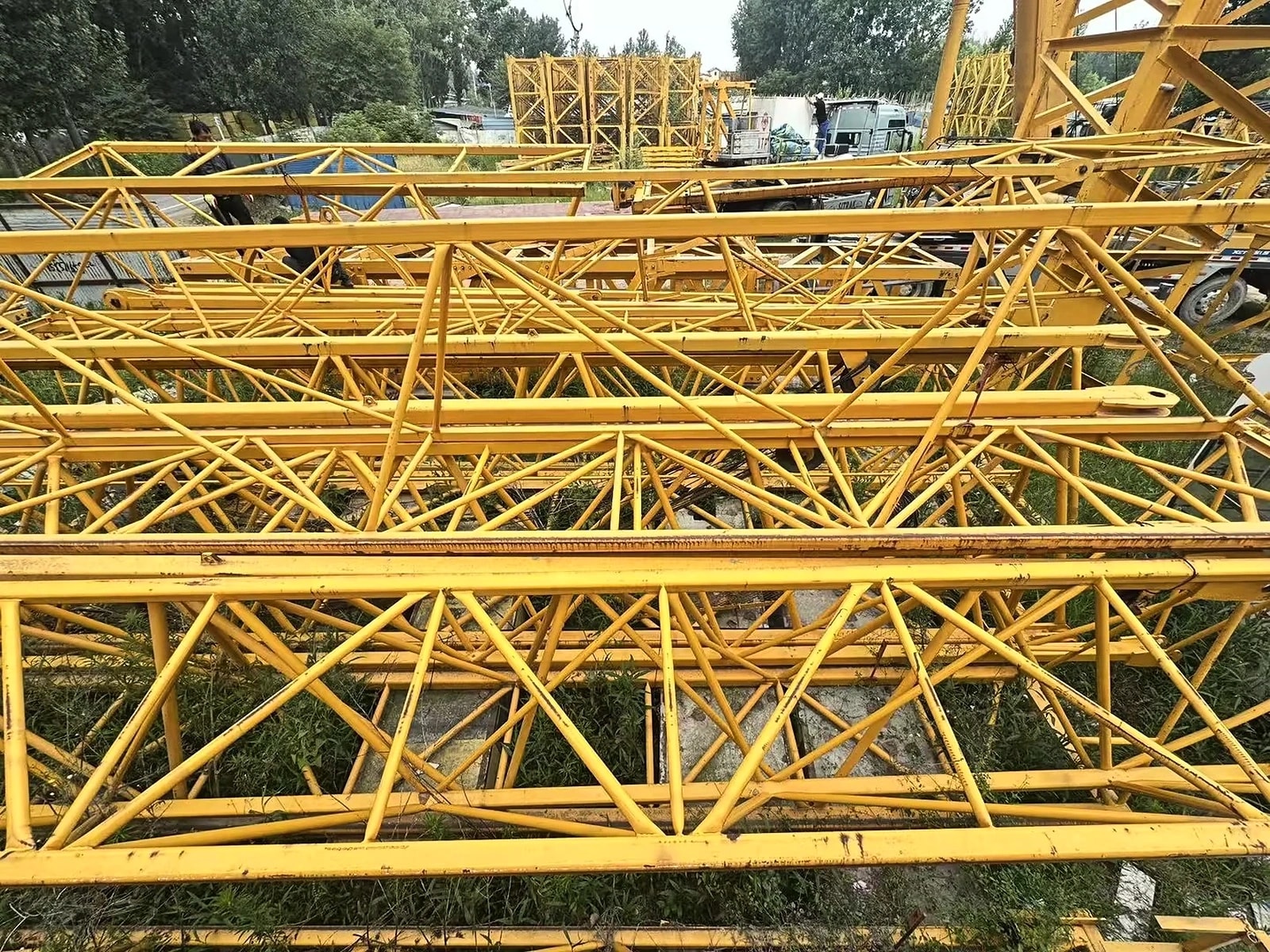 Used Guangxi Jianji NTP6012-8 Flat-Top Tower Crane