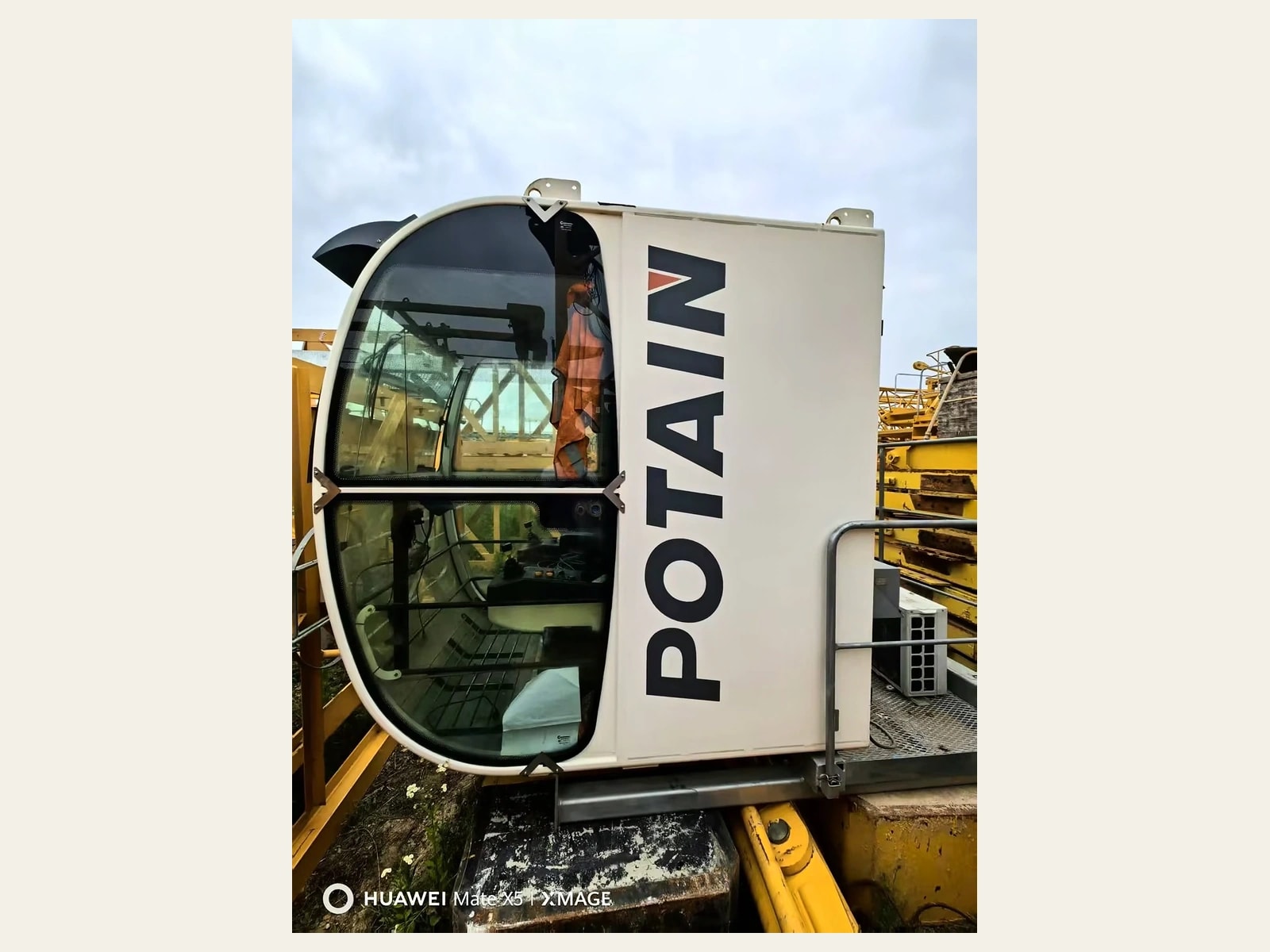 Used Potain MC320A-K12 Hammerhead Tower Crane