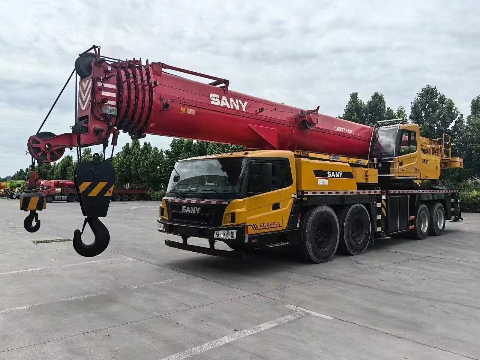 Used SANY STC800T6 80 Ton Truck Crane