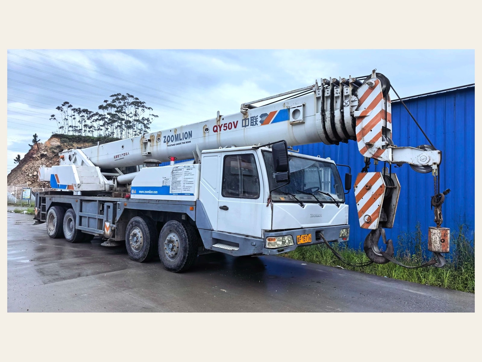 Used ZOOMLION QY50V5 50 Ton Truck Crane