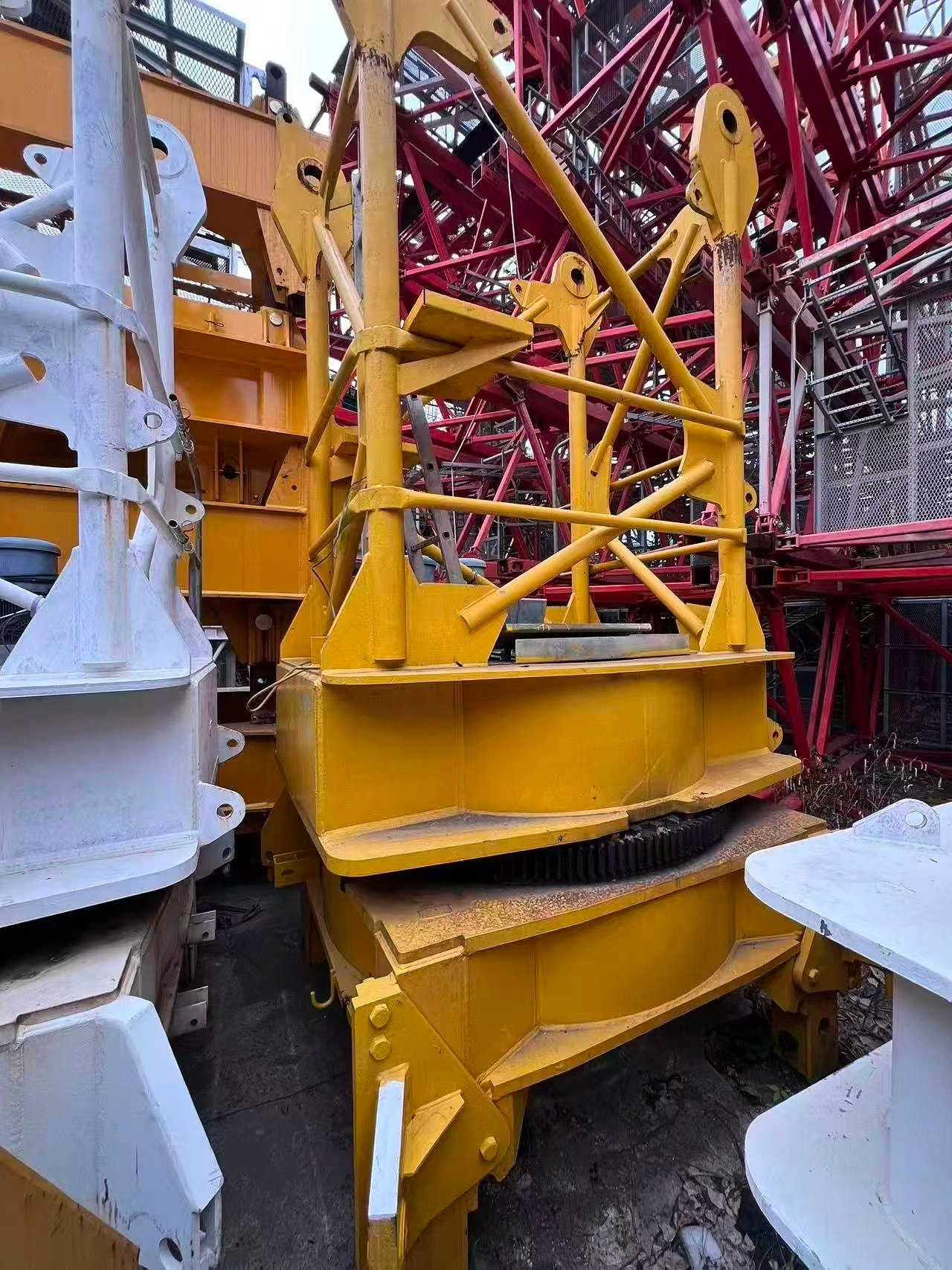 Used Potain MCR225 Luffing Jib Tower Crane 1