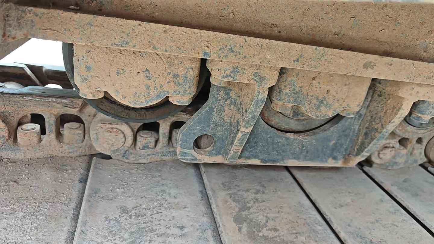 Used construction machinery component and condition evidence before export