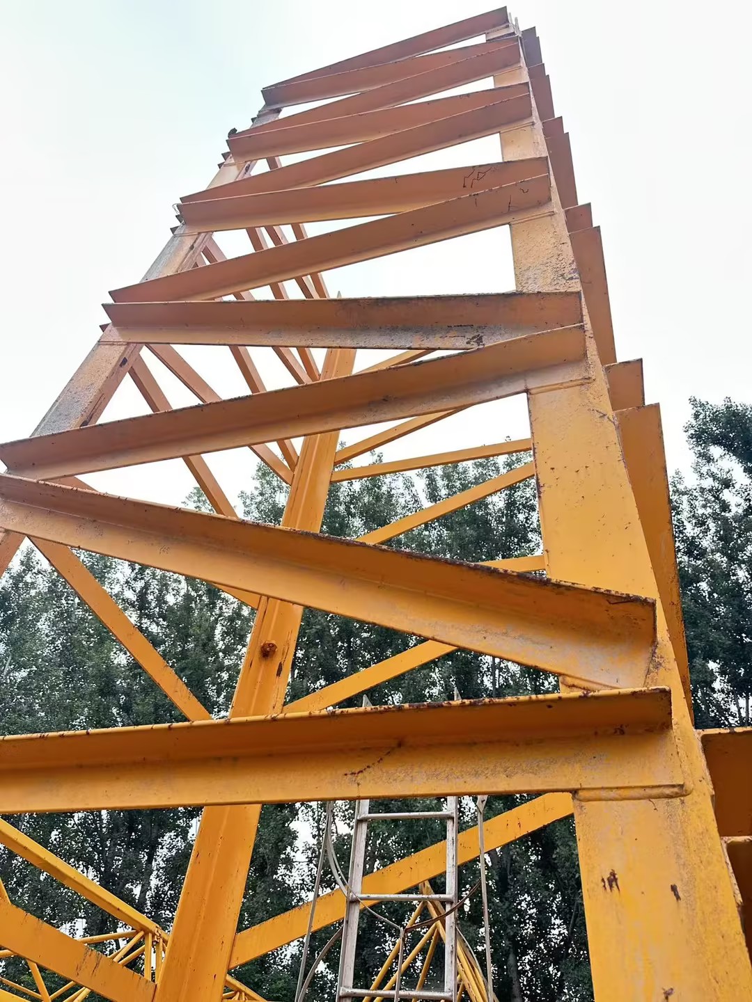 2020 Used Guangxi Jianji NTP6012-8 Flat-Top Tower Crane 2