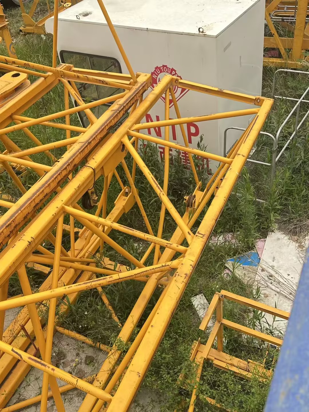 2020 Used Guangxi Jianji NTP6012-8 Flat-Top Tower Crane 8