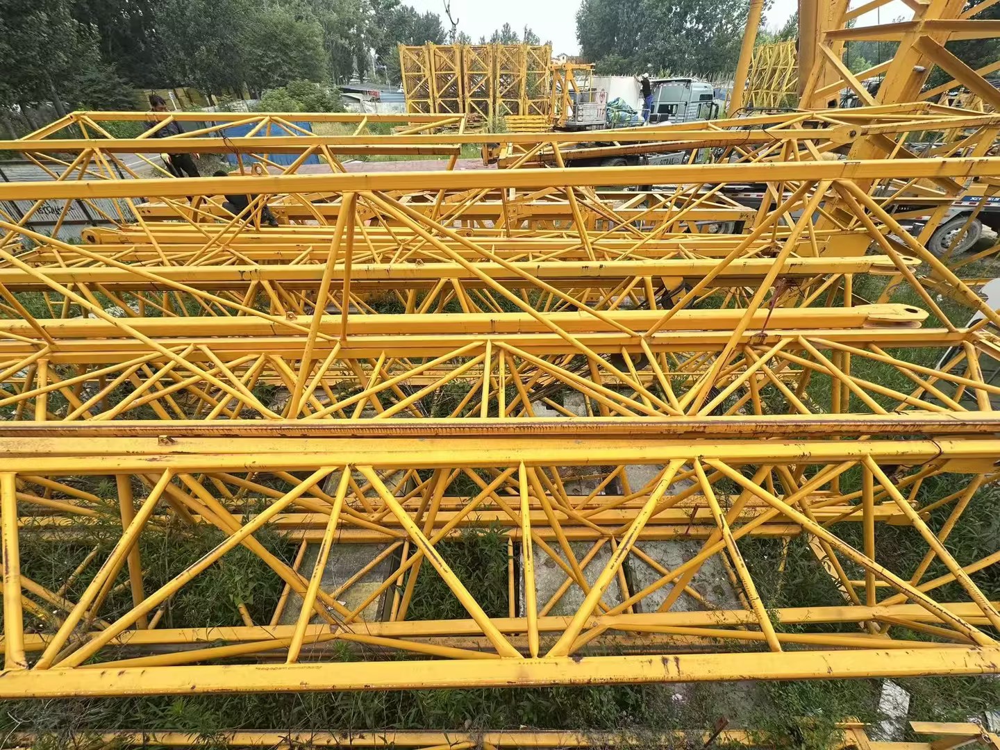 2020 Used Guangxi Jianji NTP6012-8 Flat-Top Tower Crane 10