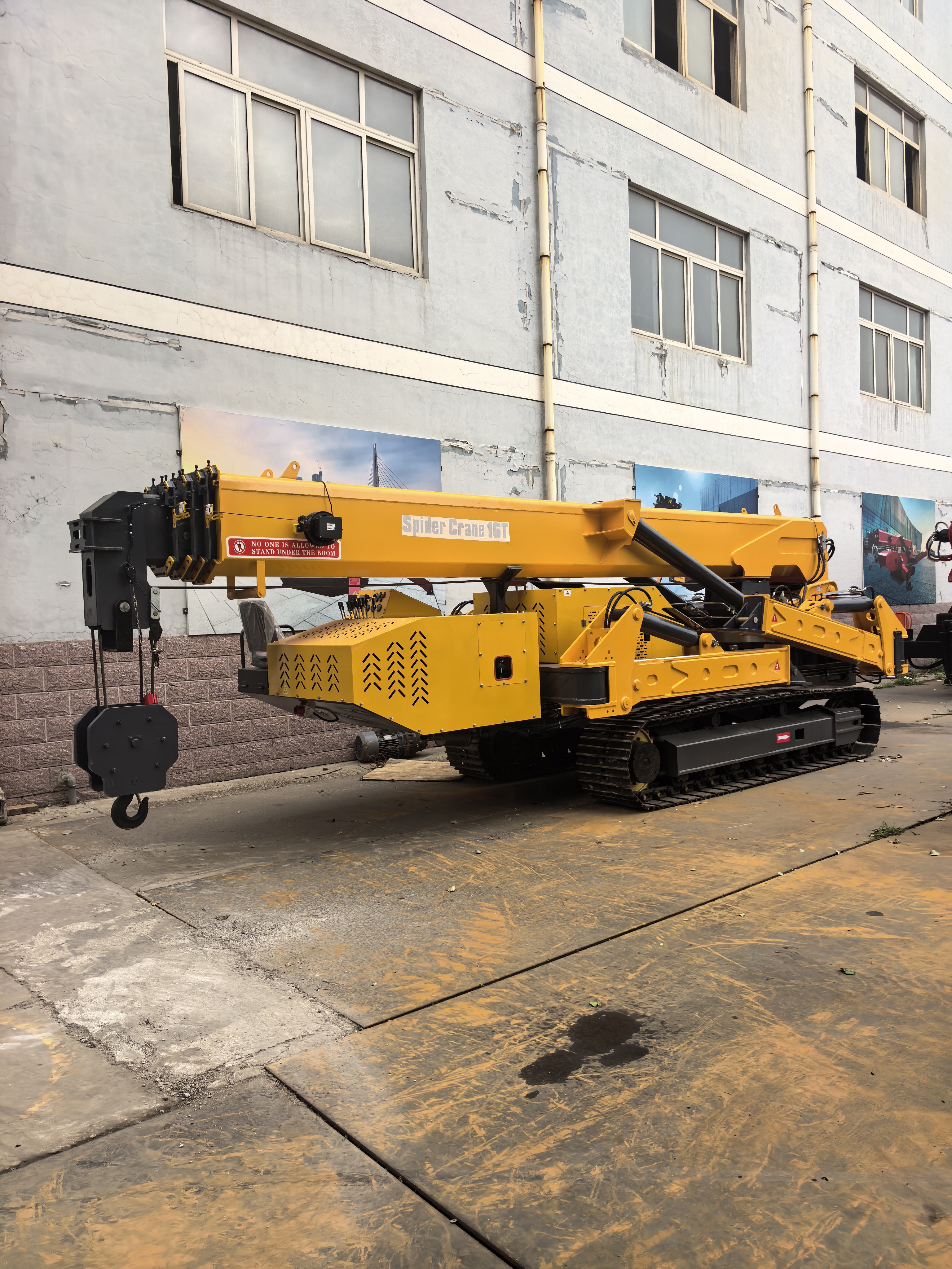 New Jiusheng 12 Ton and 16 Ton Spider Crane