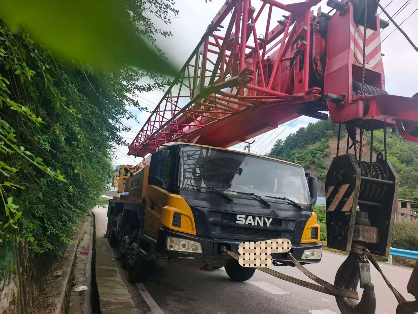 2021 Used SANY STC500E5 50t Truck Crane - Weichai Engine 2