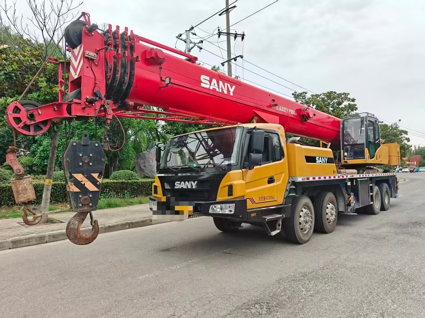 2022 Used SANY STC500E5 50t Truck Crane 4