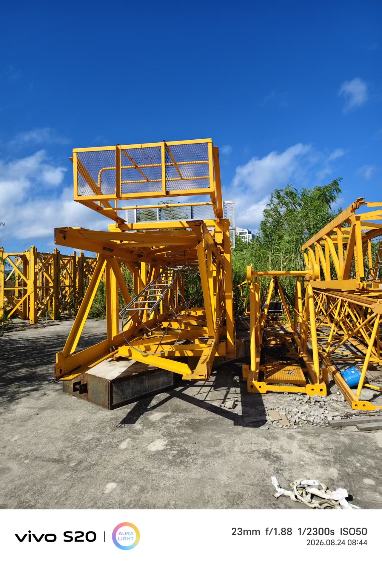 2021 Used TIANYUN 6518-10 Flat-Top Tower Crane 6