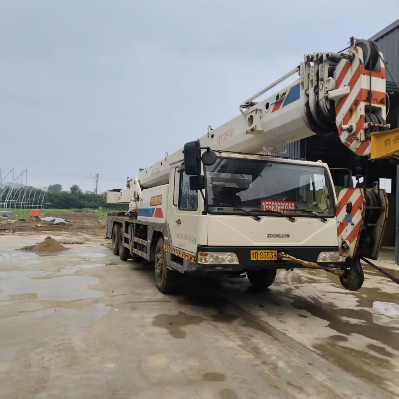 2013 Used ZOOMLION 25V4 25 Ton Truck Crane 4