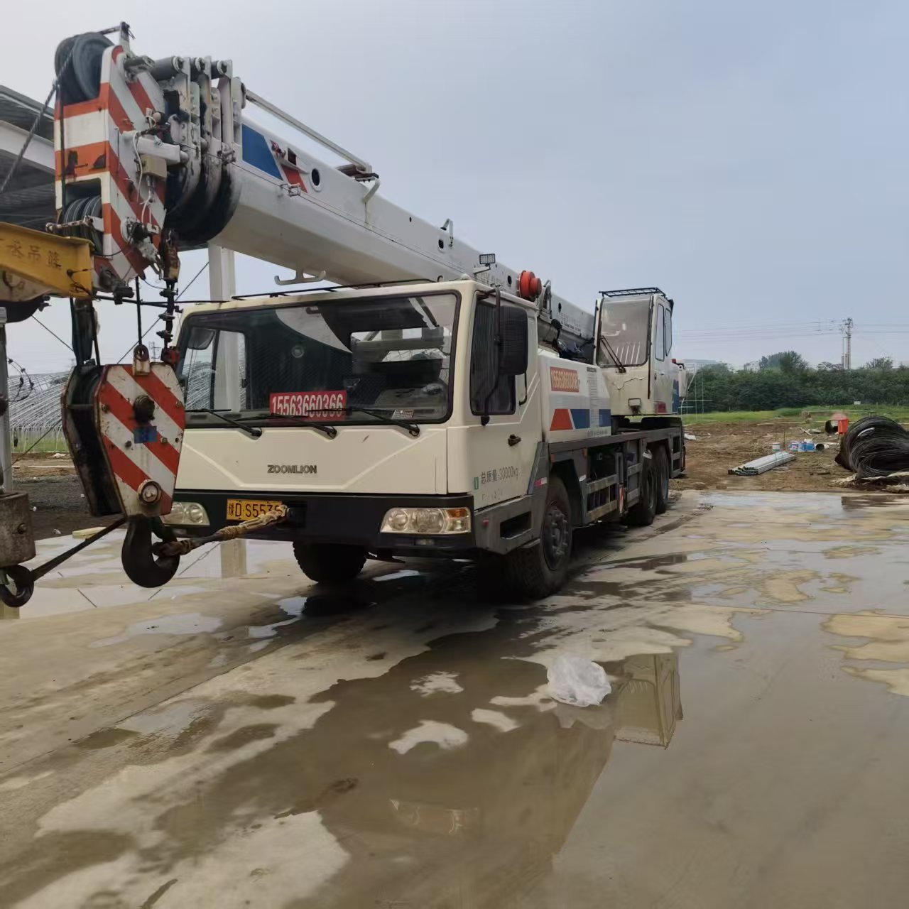 2013 Used ZOOMLION 25V4 25 Ton Truck Crane 5
