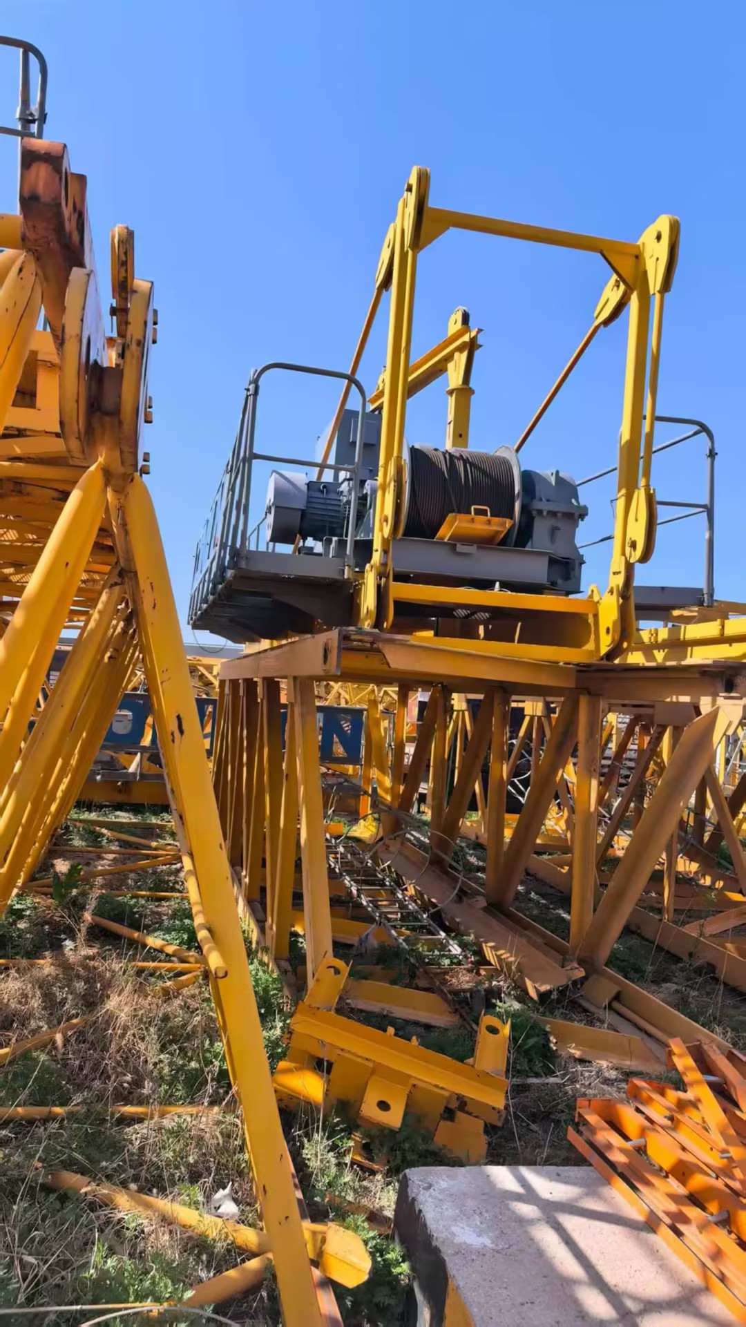 2017 Used ZOOMLION 7015-10 Flat-Top Tower Crane 6